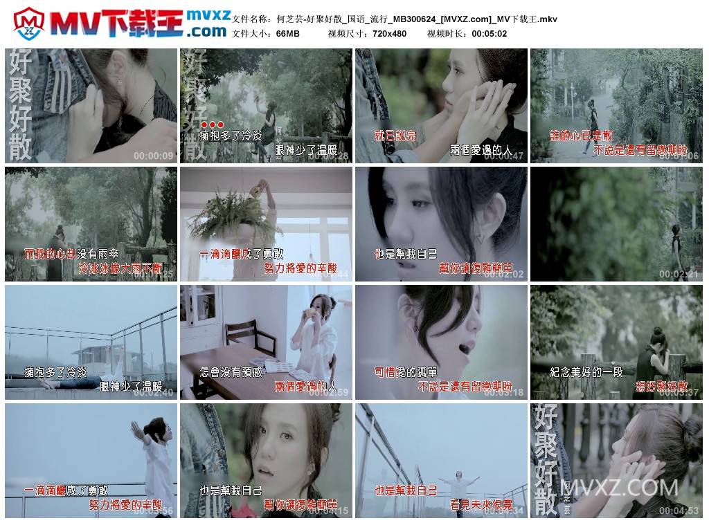 何芝芸-好聚好散_国语_流行_MB300624